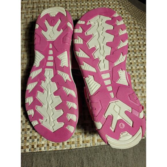 Eddie Bauer Cascadia Hot Pink Tie Dye adjustable Girls River sandals size 4M NWT - Picture 6 of 8